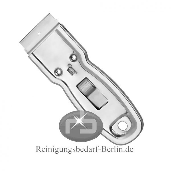 Sicherheitsschaber mit einziehbarer  Klinge Arbeitsfläche 4 cm