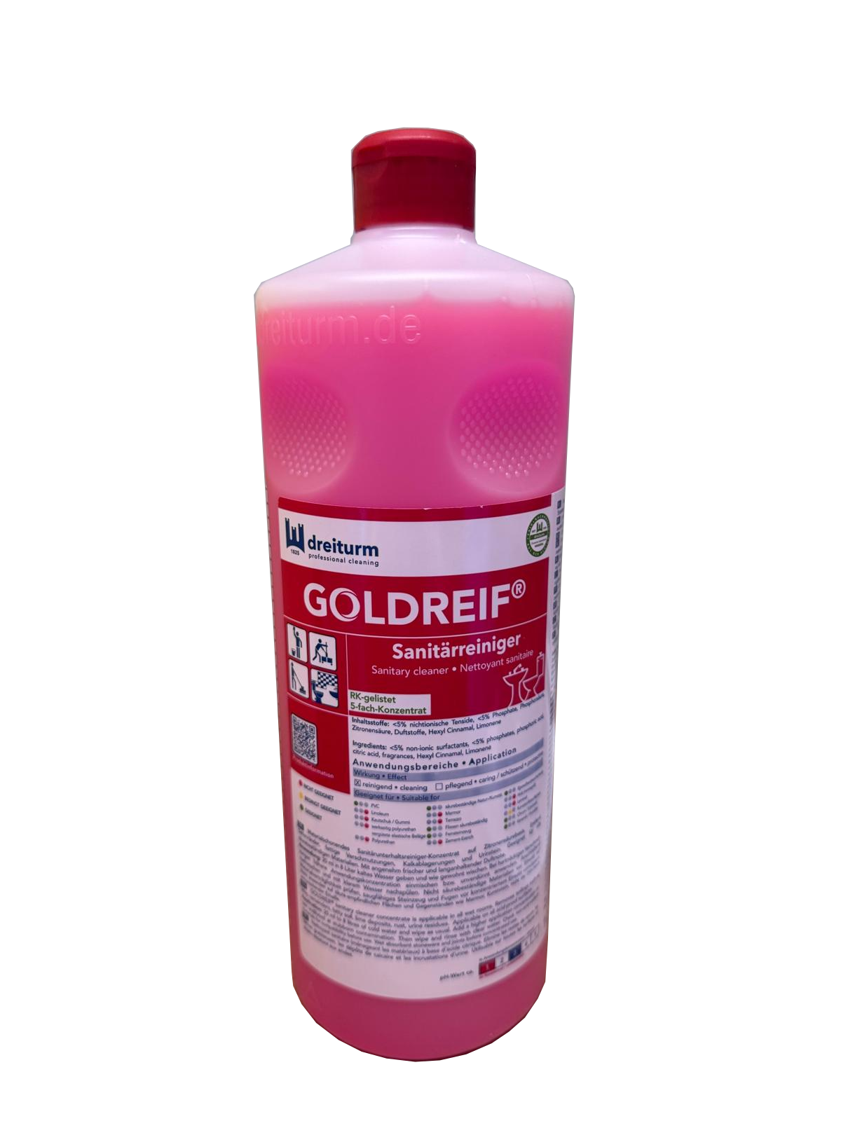 Dreiturm GOLDREIF Sanitärreiniger Konzentrat für Sanitärbereiche